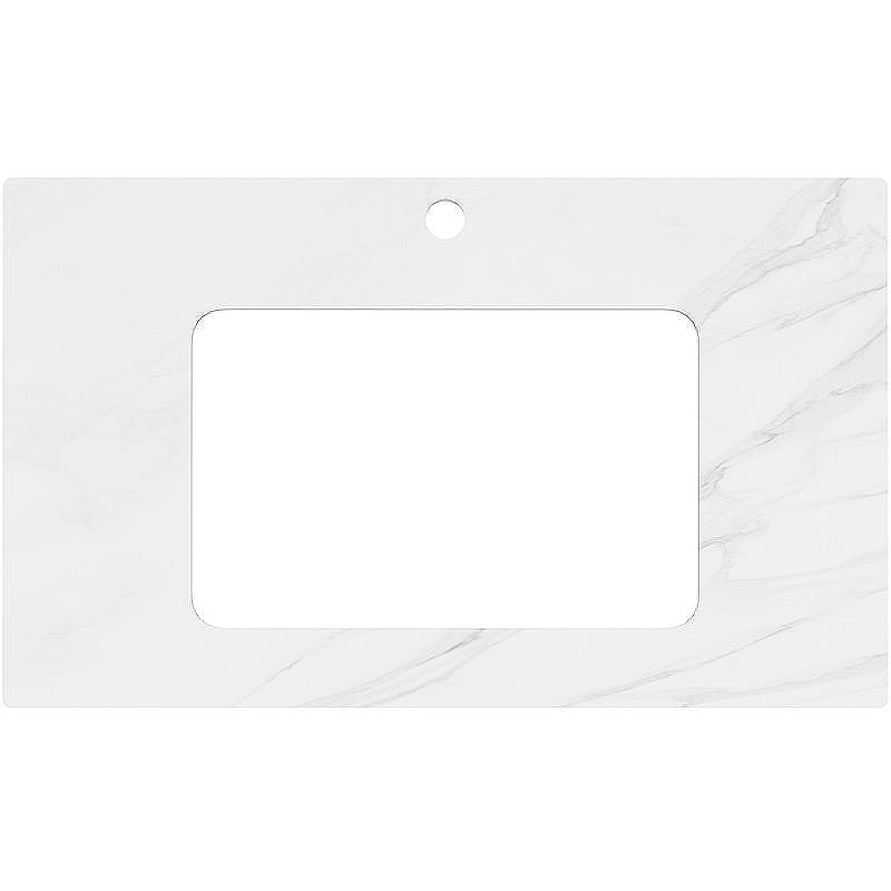 Столешница под раковину Kerama Marazzi Plaza Classic Neo Монте тиберио 80 PL3.SG507120R\80 Белый мрамор