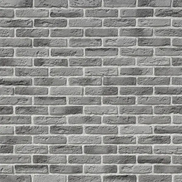 Камень искусственный Monte Alba Эллин Брик серо-белый 1.1 м²