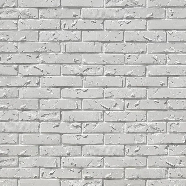 Камень искусственный Monte Alba Ланс Брик белый 0.736м²