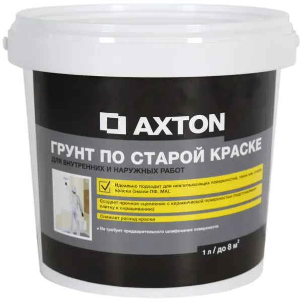 Грунтовка по старой краске Axton 1 л