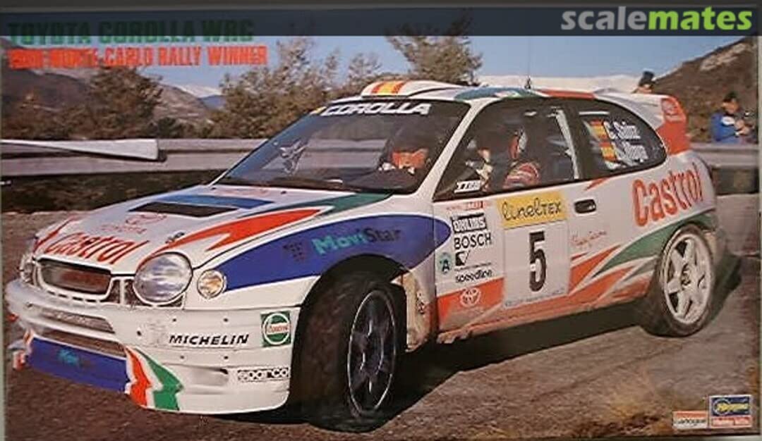 Хасегава Toyota Corolla WRC 1998 Ралли Монте-Карло 1/24 #CR24